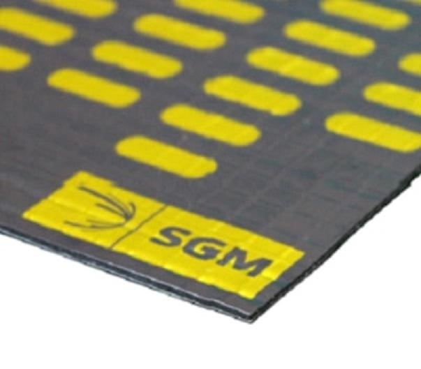 High performance anti-vibration rubber pad sound deadening
