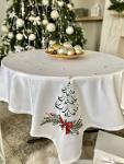 Christmas tablecloth with embroidery SKVN012