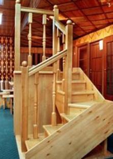 Комплектующие для деревянных лестниц.