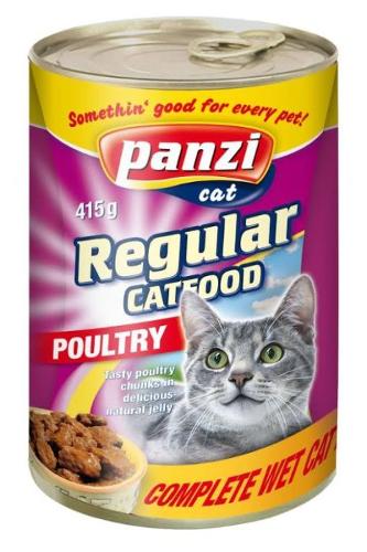 Консервы для кошек с мясом птицы, 415г (Panzi)