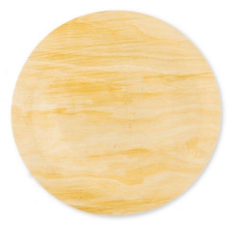 Тарелка деревянная одноразовая